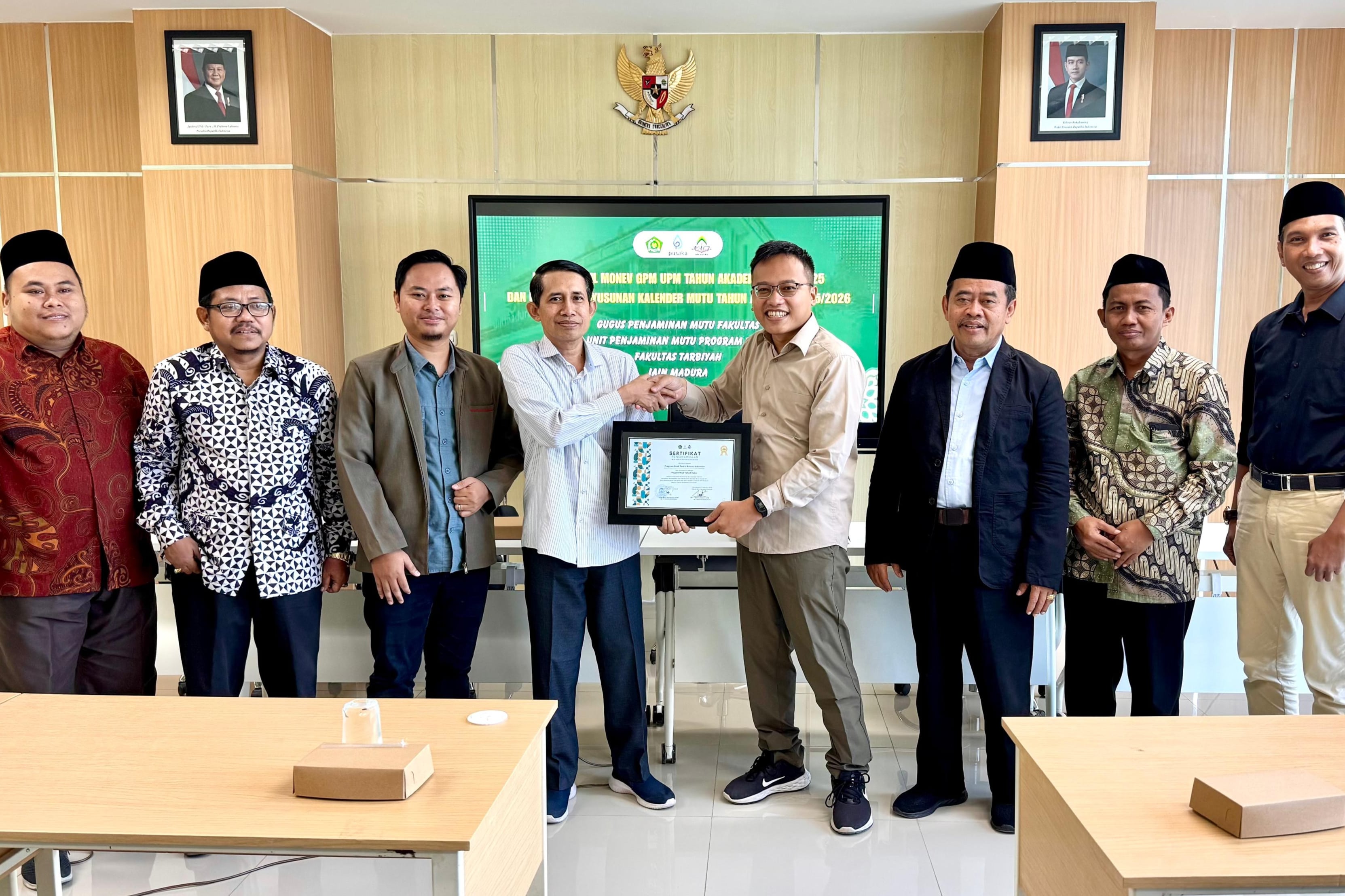 Mutu Terjaga, TBIN Berhasil Meraih Penghargaan Peringkat Kedua dalam Monev GPM-UPM Fakultas Tarbiyah Tahun Akademik 2024/2025