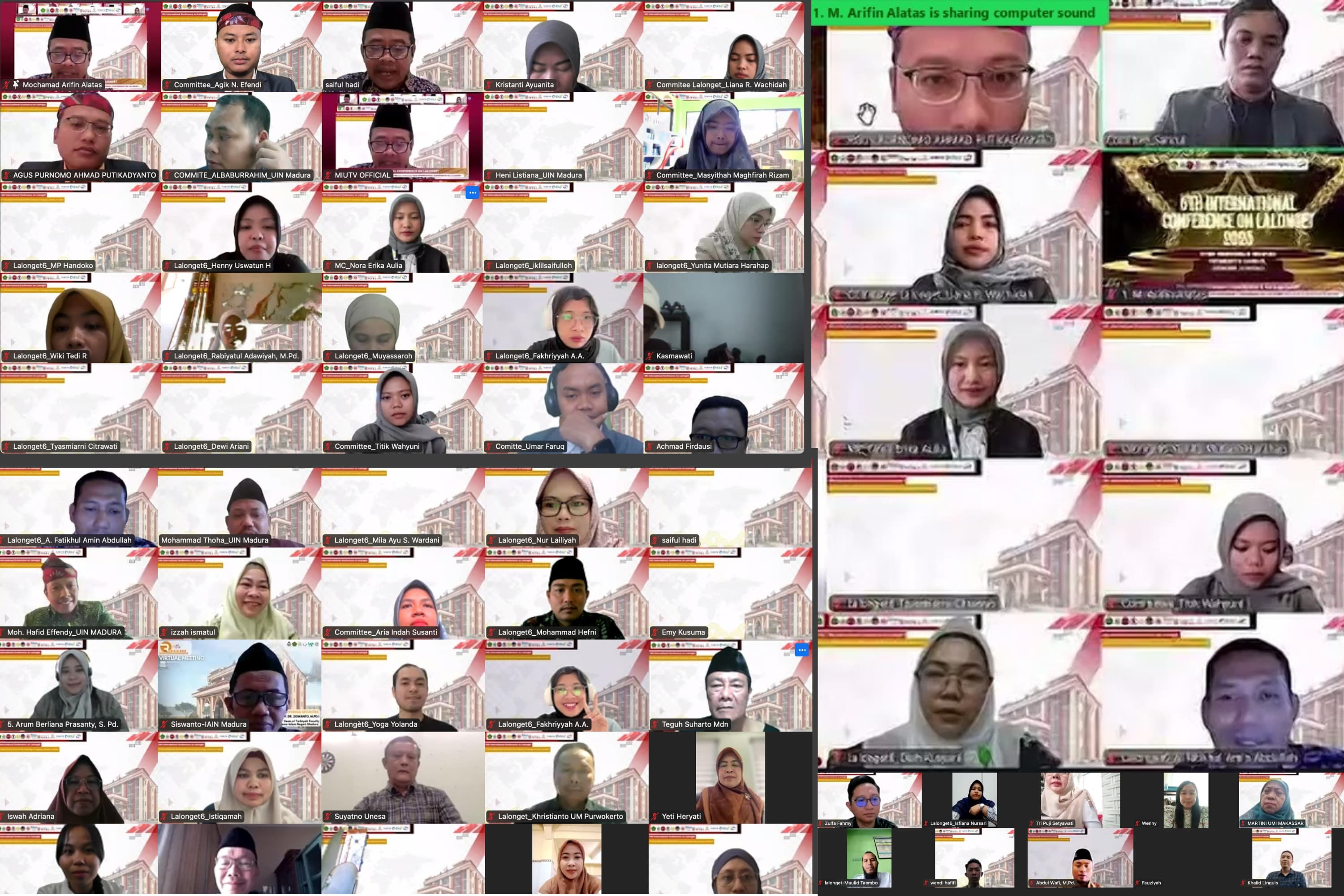 Prodi TBIN UIN Madura Sukses Selenggarakan The 6th International Conference on Lalonget 2025.