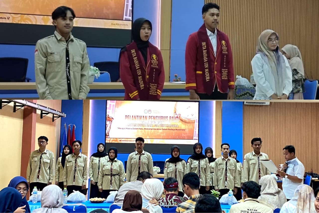 IKADUBAS UIN Madura Lantik Pengurus Baru, Usung Semangat Pengabdian Kebahasaan