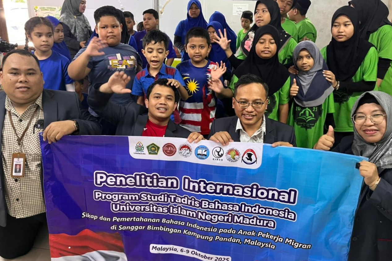 Menembus Batas Negara, Dosen TBIN UIN Madura Lakukan Penelitian Internasional Tentang Sikap dan  Bahasa Indonesia Kalangan Anak Migran di Malaysia