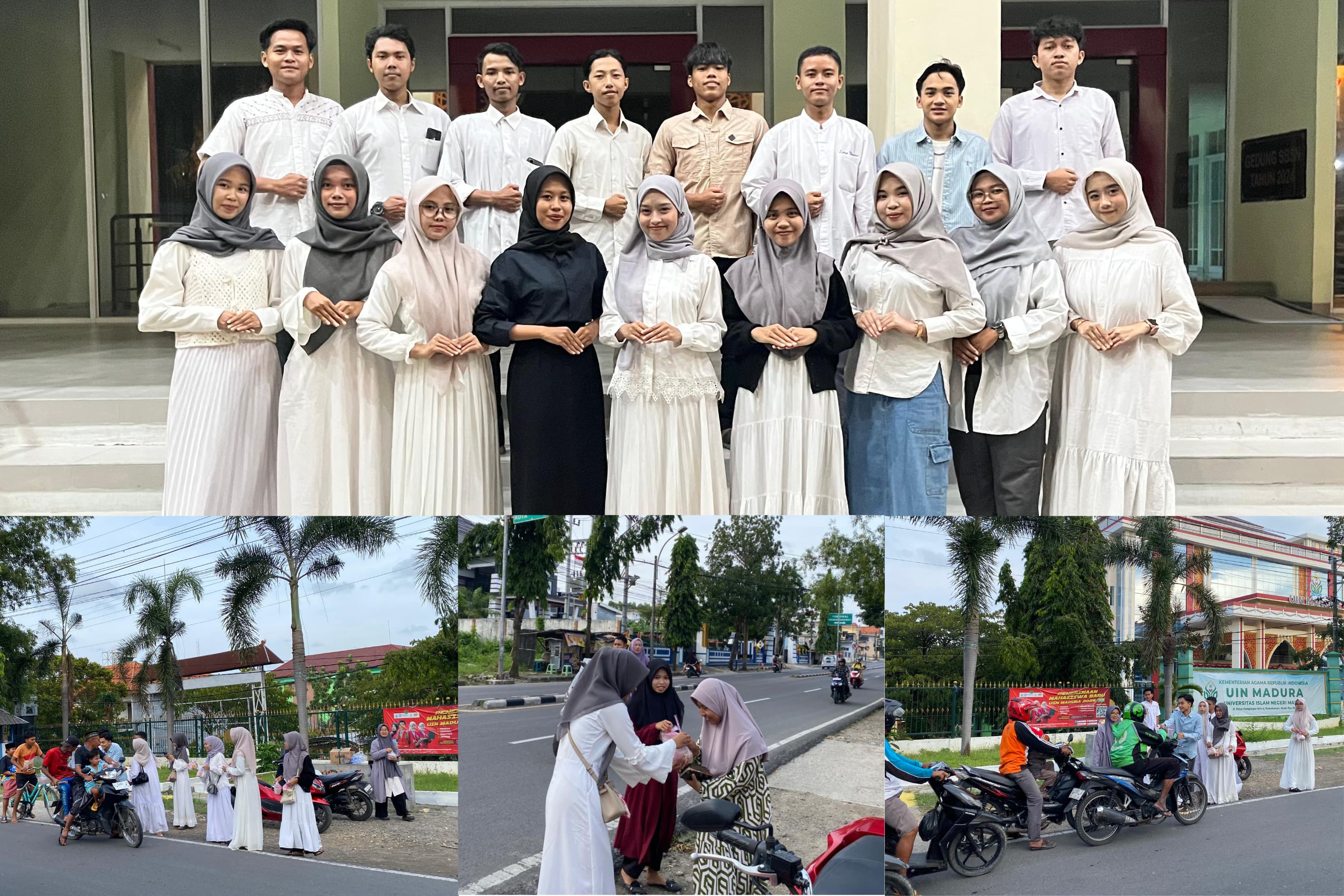 Tebar Keberkahan di Bulan Suci, Duta Bahasa UIN Madura Gelar Aksi Bagi Takjil dan Buka Bersama