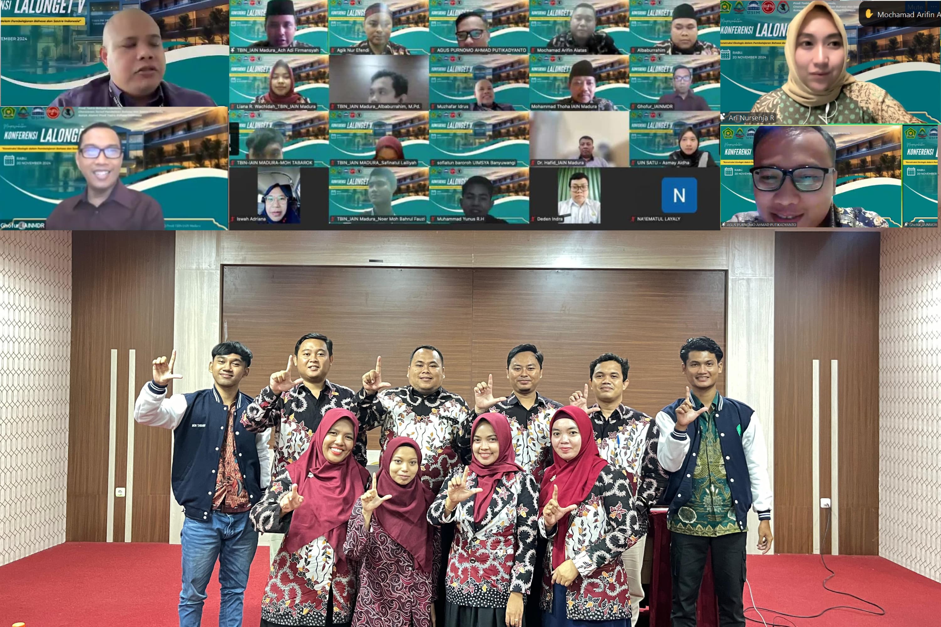 GELAR KEMBALI KONFERENSI NASIONAL LALONGET V : KONTRUKSI EKOLOGIS DALAM PEMBELAJARAN BAHASA DAN SASTRA INDONESIA